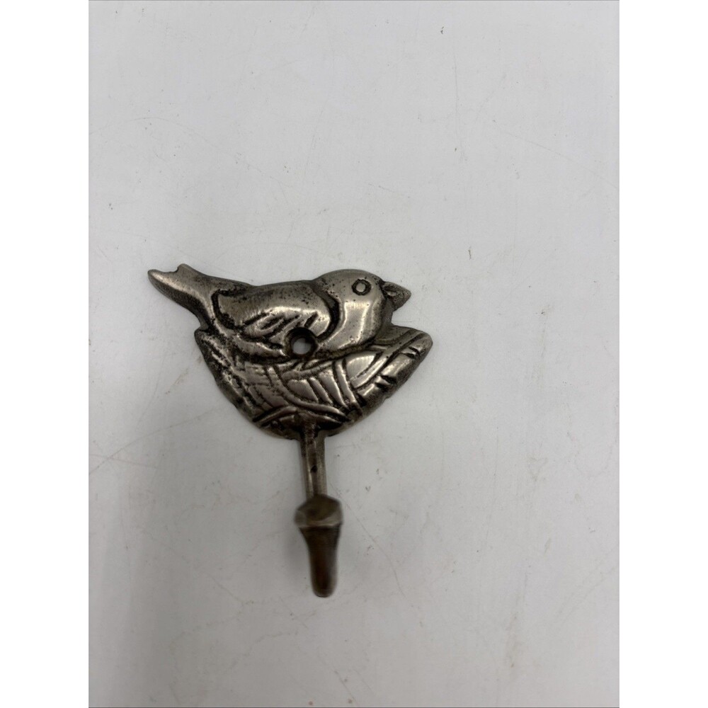 Metal Bird On Nest Small Hook